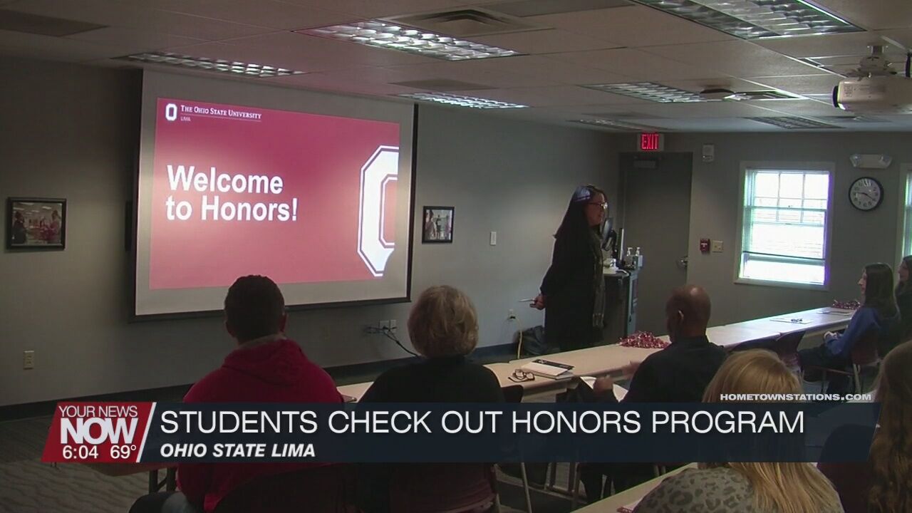 Prospective students learn about honors program at OSU Lima